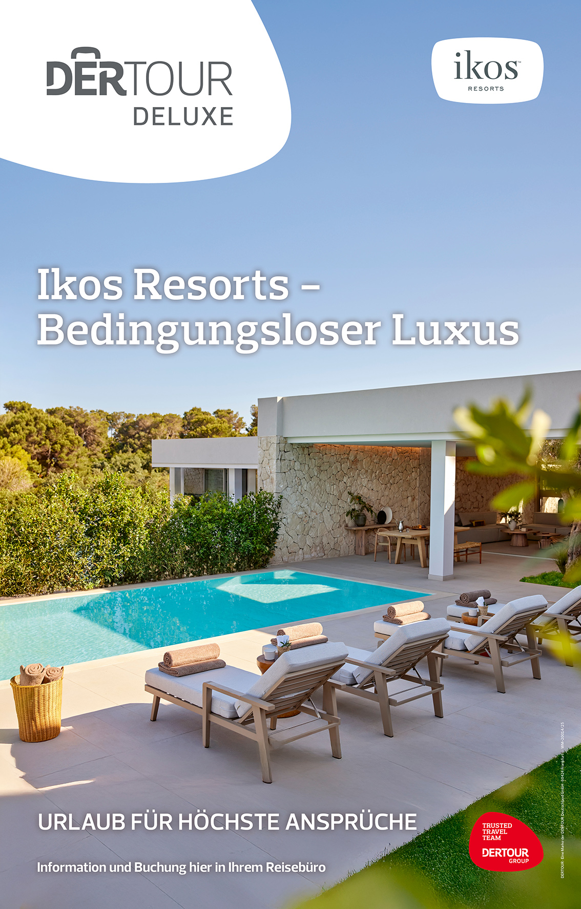 DERTOUR DELUXE Banner Ikos Resorts
