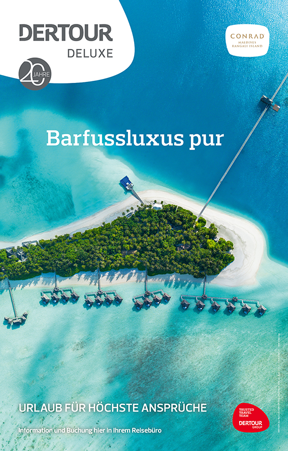 DERTOUR DELUXE Banner Conrad Maldives