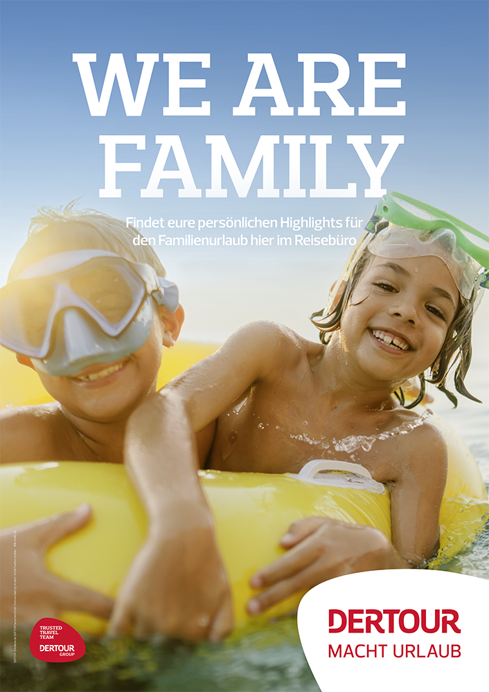 DERTOUR Familienurlaub  Plakat - Motiv 2