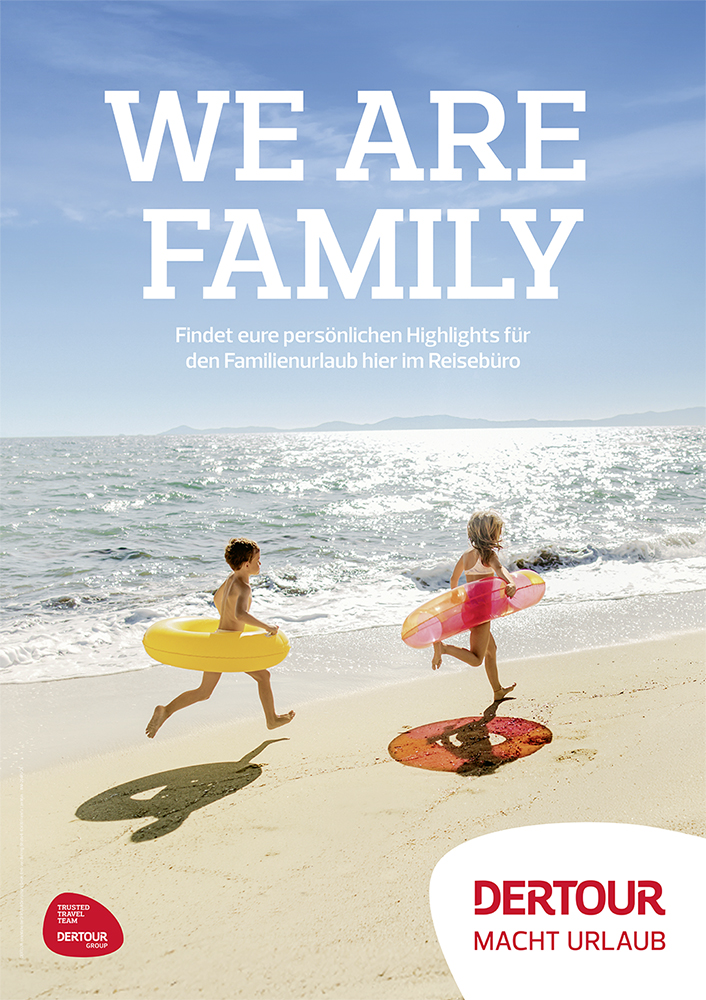 DERTOUR Familienurlaub  Plakat - Motiv 1