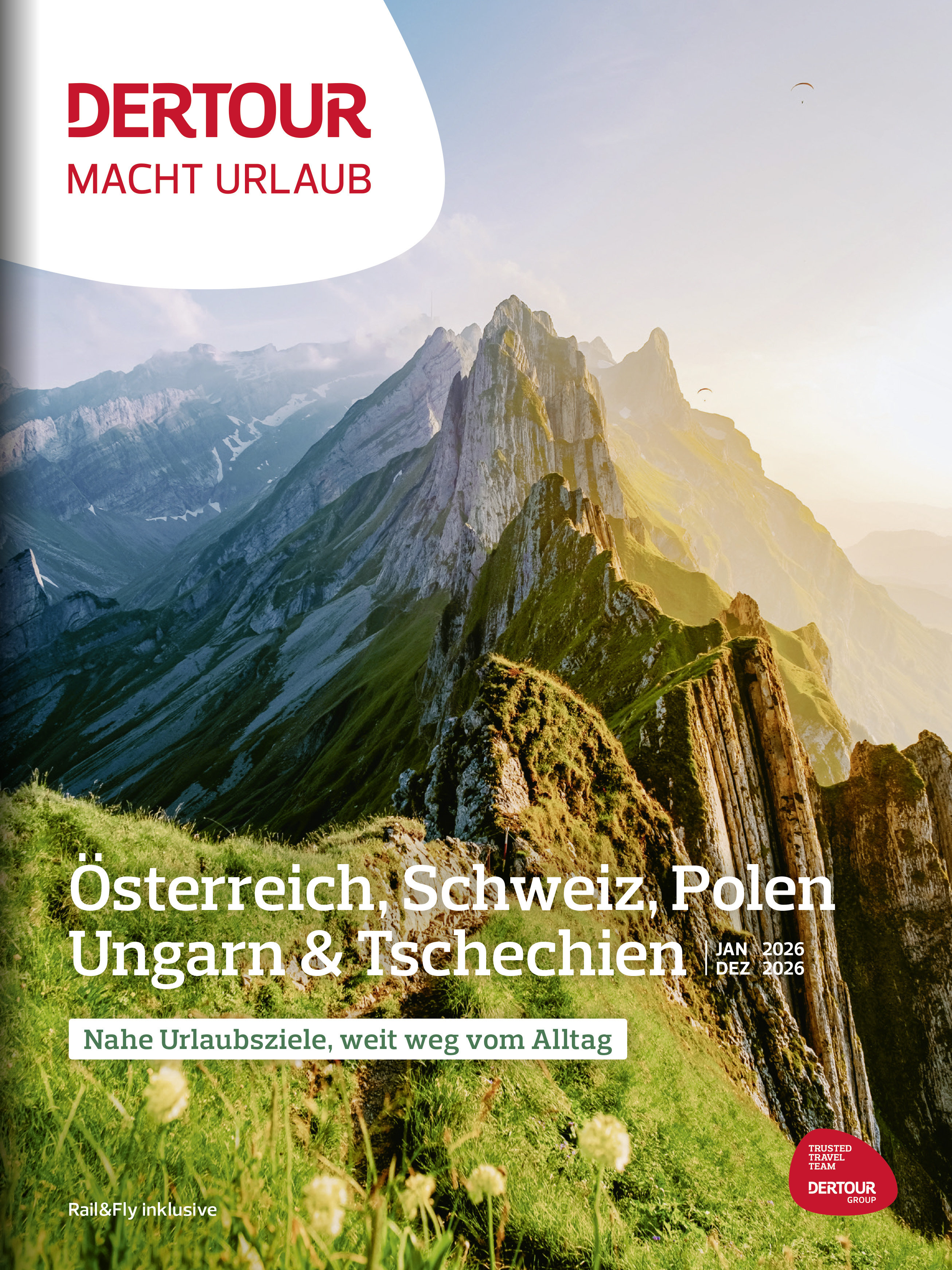 DERTOUR Österreich Schweiz Polen Ungarn Tschechien 2026 (JP)