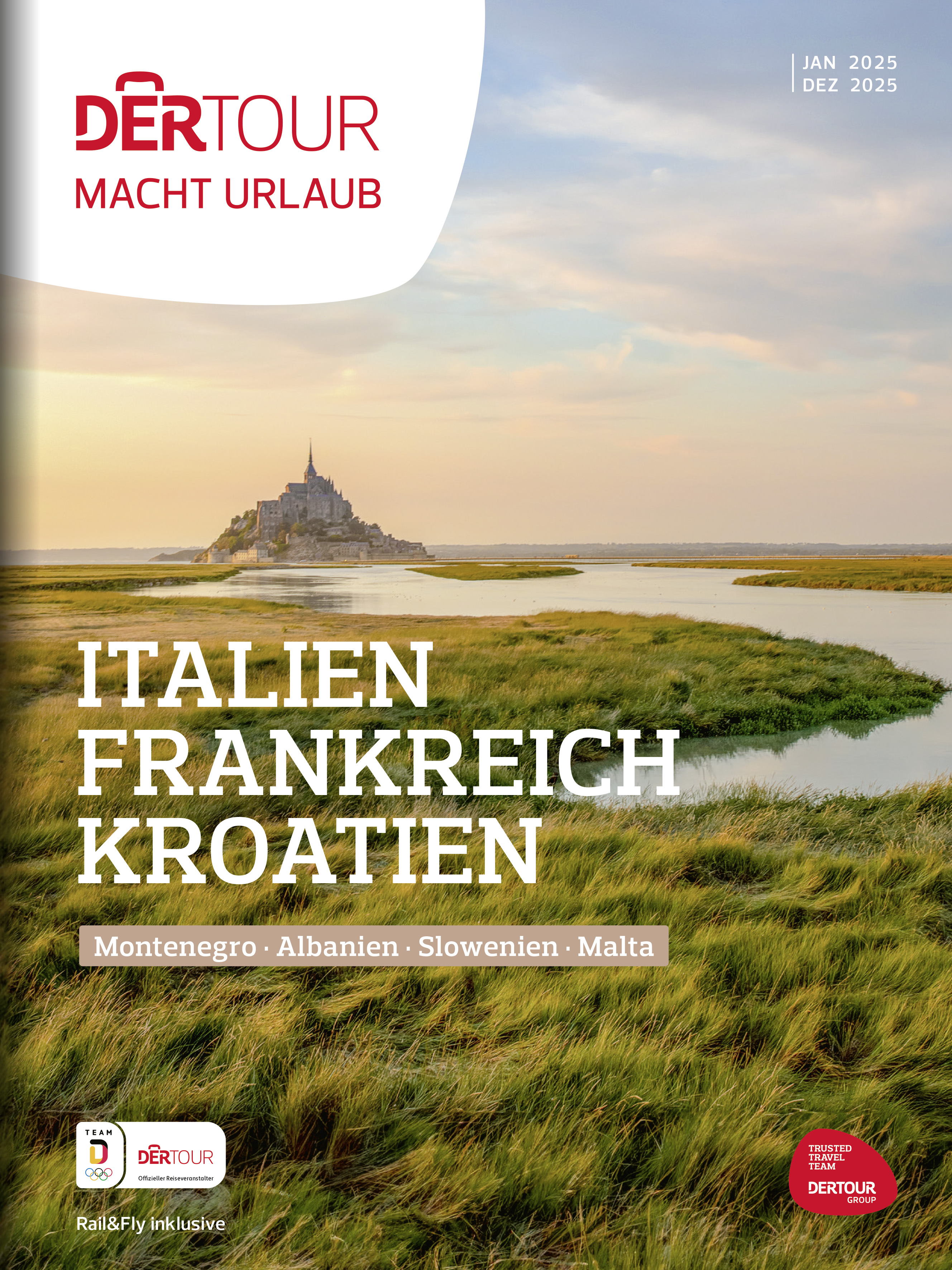 DERTOUR Italien Frankreich Kroatien 2025 (JP)