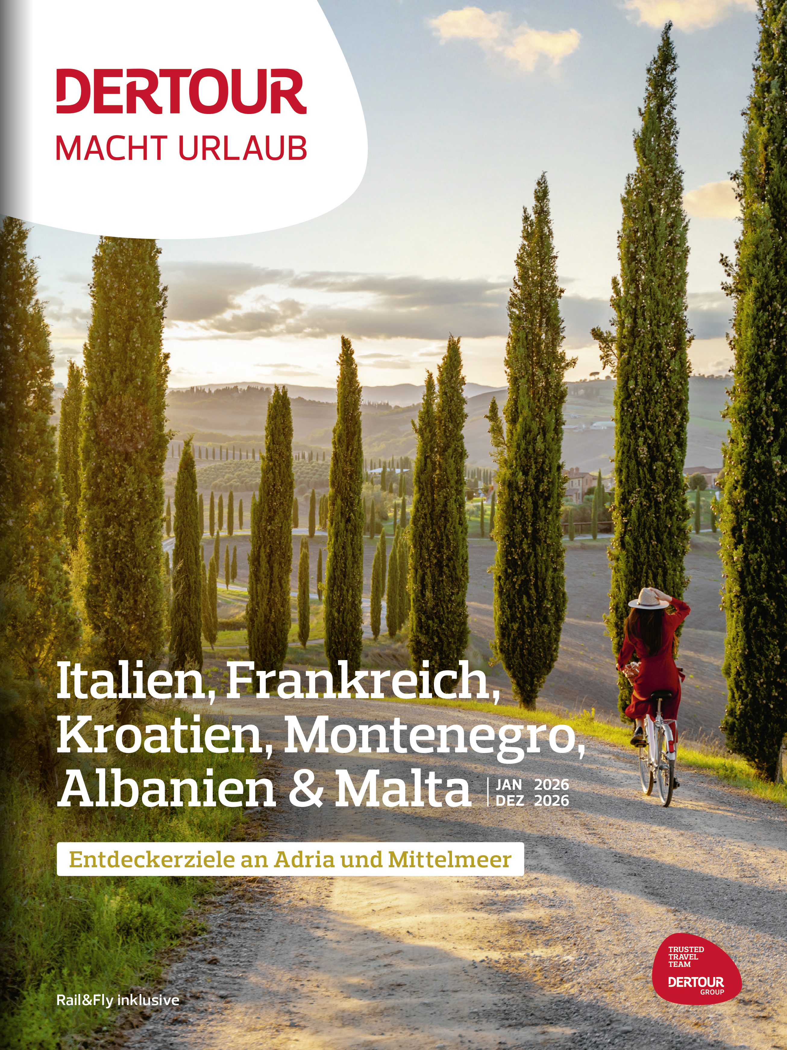 DERTOUR Italien Frankreich Kroatien Montenegro Albanien Malta 2026 (JP)